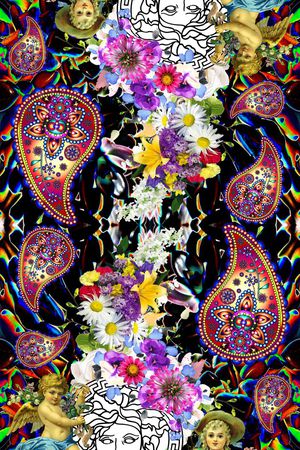 最新时尚流行印花华亿平台图片