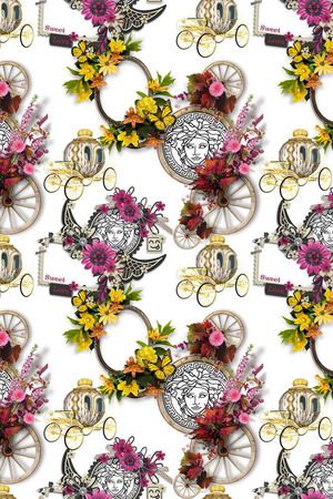 最新时尚流行印花华亿平台图片