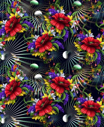 最新时尚流行印花华亿平台图片