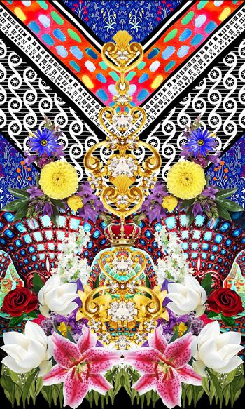 最新时尚流行印花华亿平台图片