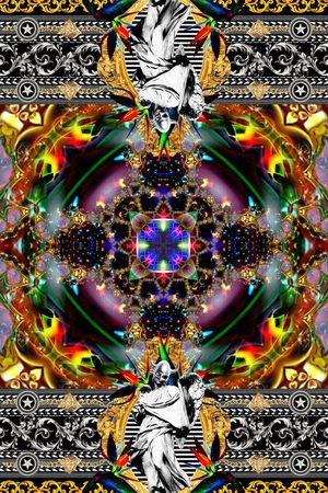 最新时尚流行印花华亿平台图片