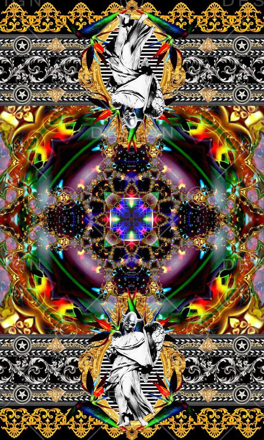 最新时尚流行印花华亿平台图片