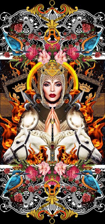 最新时尚流行印花华亿平台图片