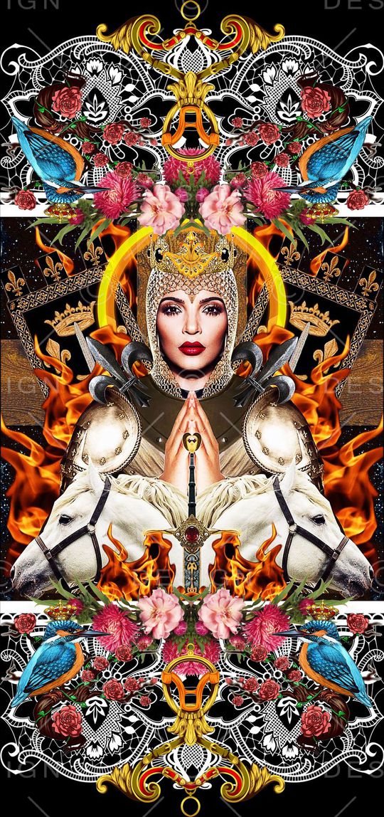 最新时尚流行印花华亿平台图片