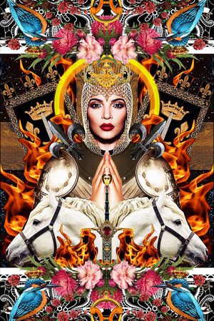 最新时尚流行印花华亿平台图片