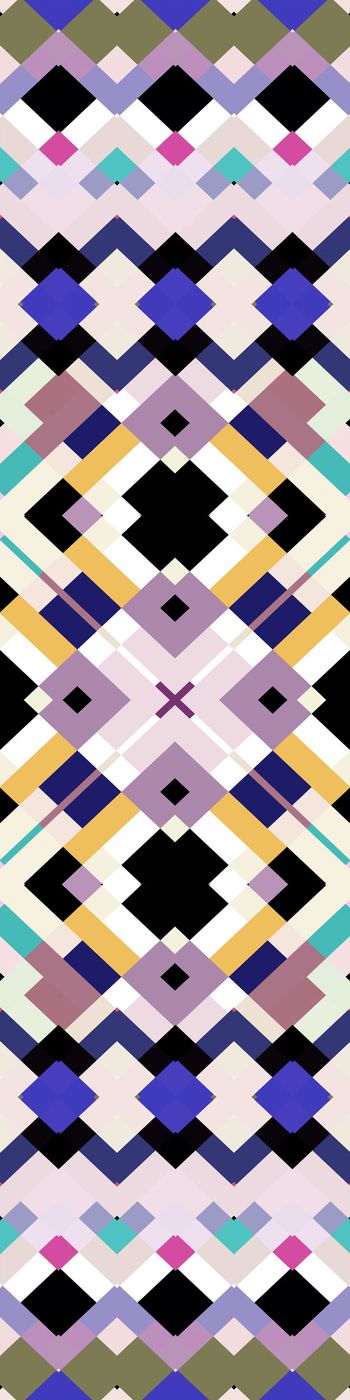 579053-几何色块拼接女装长巾