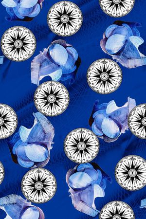 复古印花华亿平台图片