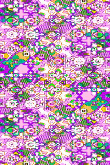 579206-几何平面小花卉