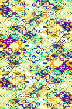 几何格子印花华亿平台图片