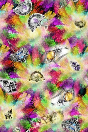 彩色印花华亿平台图片