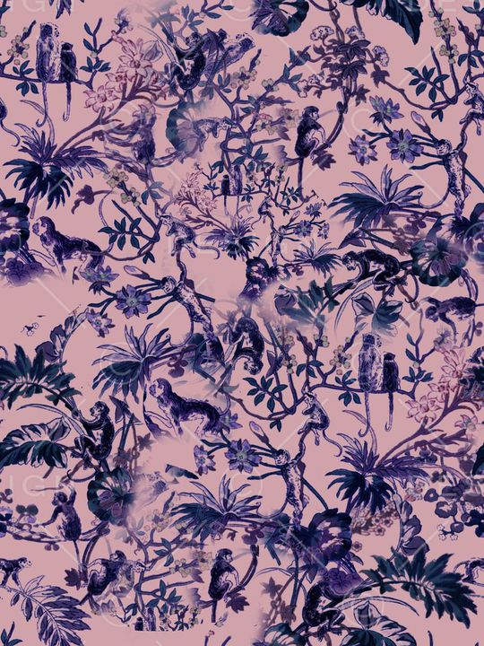 复古印花华亿平台图片