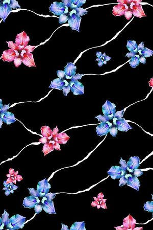 植物花卉印花华亿平台图片