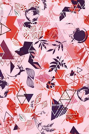 植物花卉印花华亿平台图片