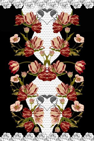 几何艺术印花华亿平台图片