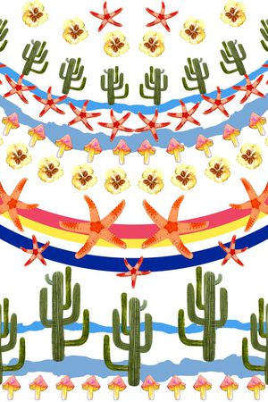 几何艺术印花华亿平台图片