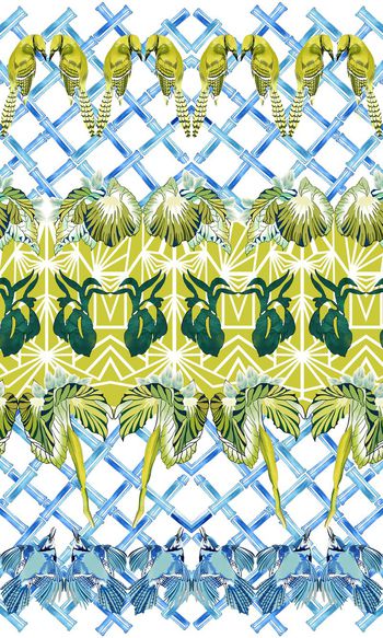 植物花卉印花华亿平台图片