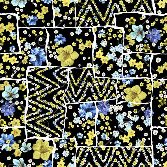 几何艺术印花华亿平台图片