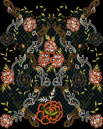 植物花卉印花华亿平台图片