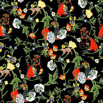 植物花卉印花华亿平台图片