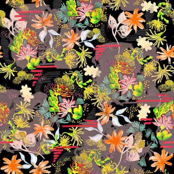 植物花卉印花华亿平台图片