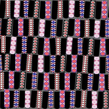 几何艺术印花华亿平台图片