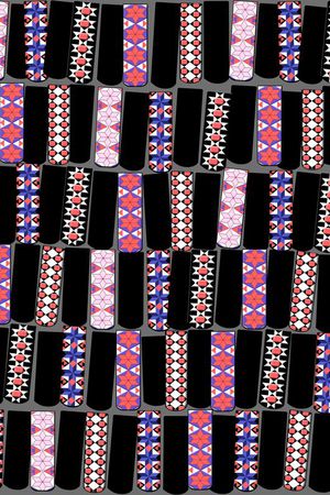 几何艺术印花华亿平台图片