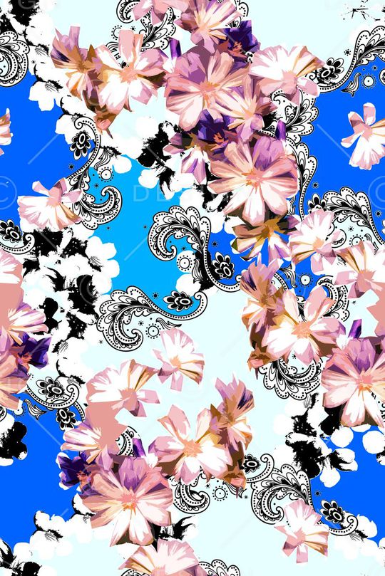 中国风印花华亿平台图片