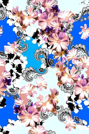 中国风印花华亿平台图片