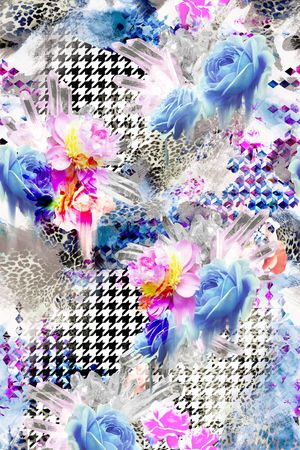 水彩印花华亿平台图片