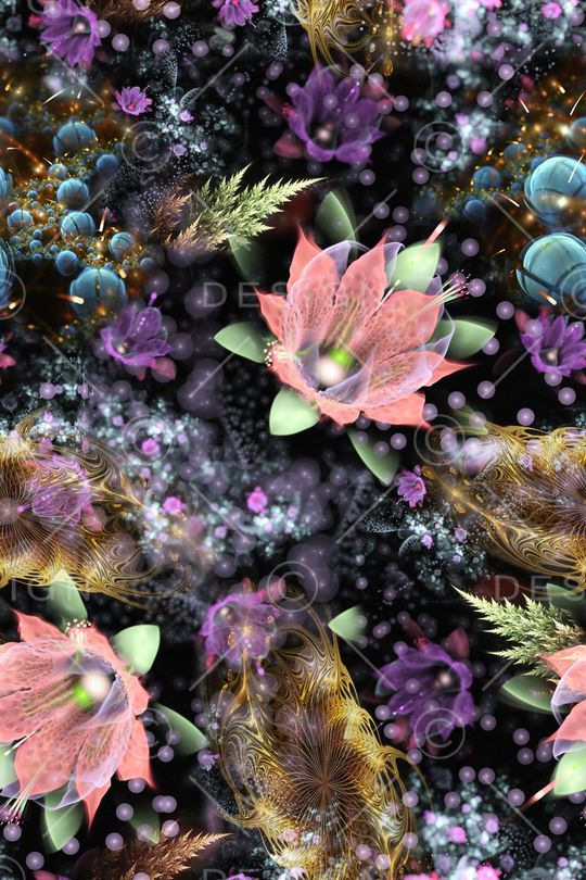 花朵印花华亿平台图片