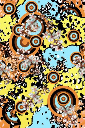 抽象印花华亿平台图片