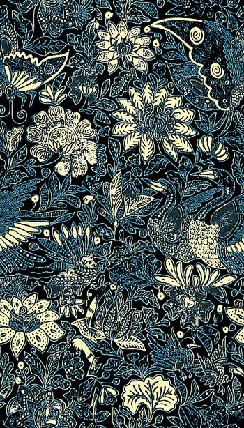 579499-复古艺术版画破损花卉