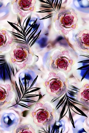 中国风印花华亿平台图片