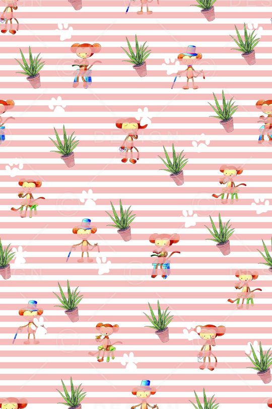 猴子印花华亿平台图片