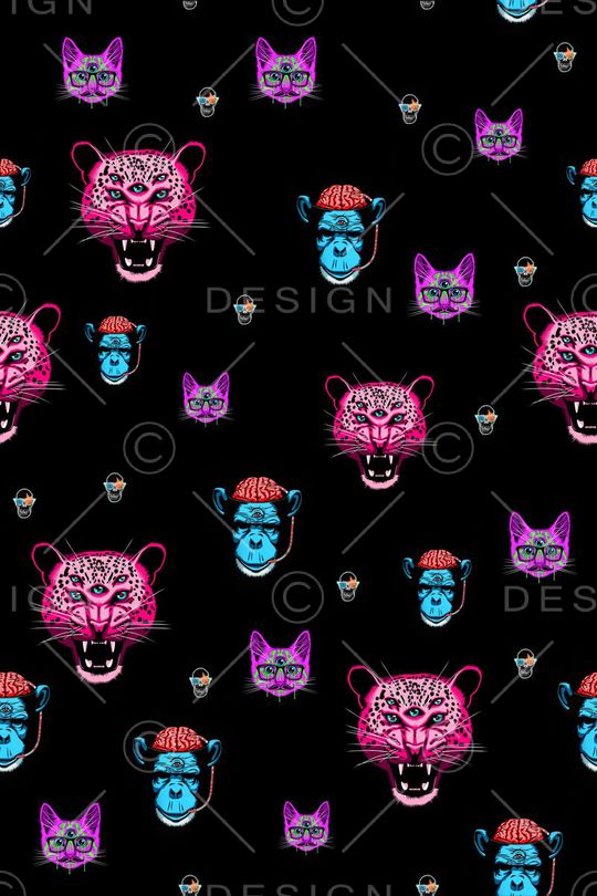 猴子印花华亿平台图片