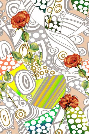 浪漫花卉印花华亿平台图片