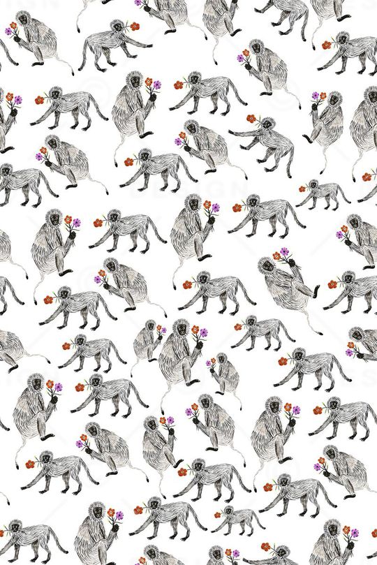 时尚潮流印花华亿平台图片