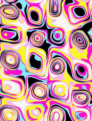 579744-圆点旋转几何男装女装