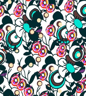 579755-手绘几何花线条