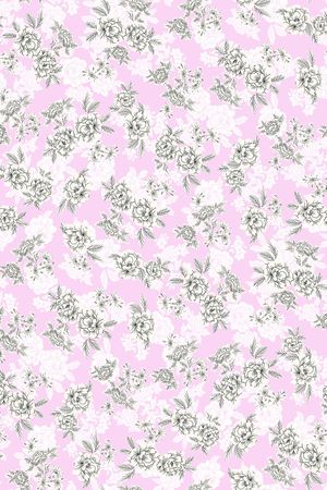 清新花卉印花华亿平台图片