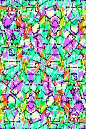 几何格子印花华亿平台图片