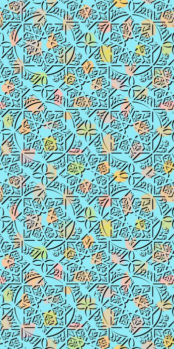 579876-时尚雪花剪纸抽象彩石底纹