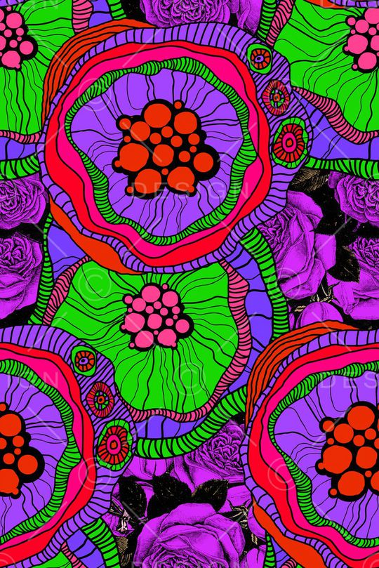 花朵印花华亿平台图片