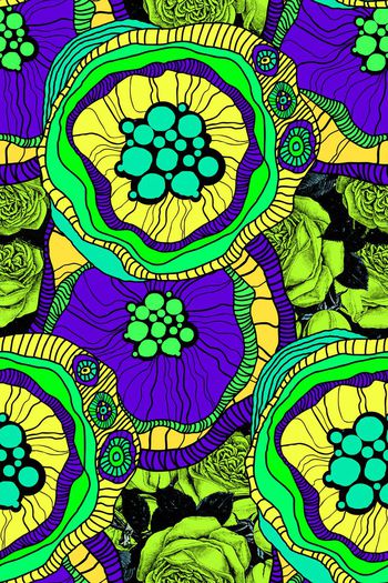 579948-抽象花卉花朵玫瑰家纺