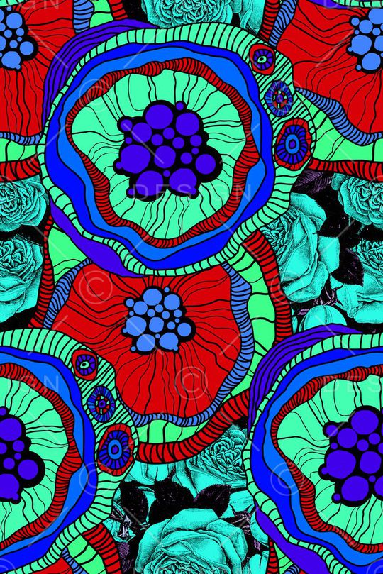 花朵印花华亿平台图片