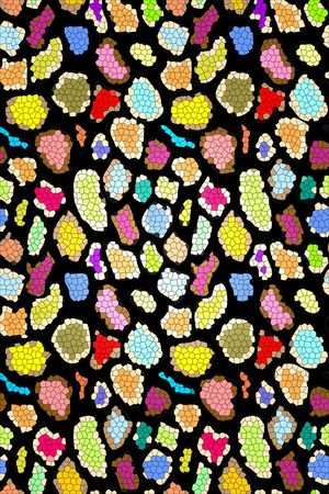 色块印花华亿平台图片