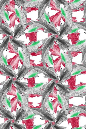 579981-国画水墨鱼中国风