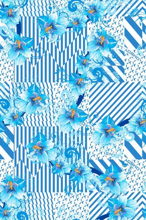 乱花印花华亿平台图片