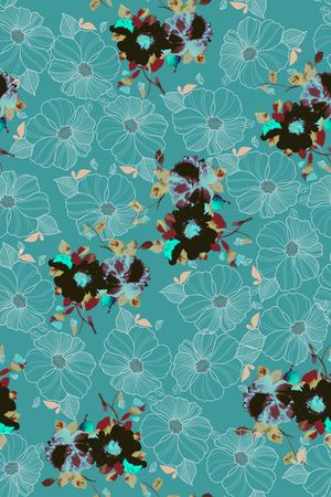 小碎花印花华亿平台图片