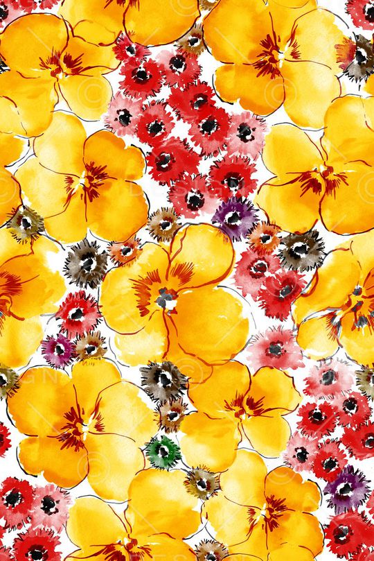 乱花印花华亿平台图片